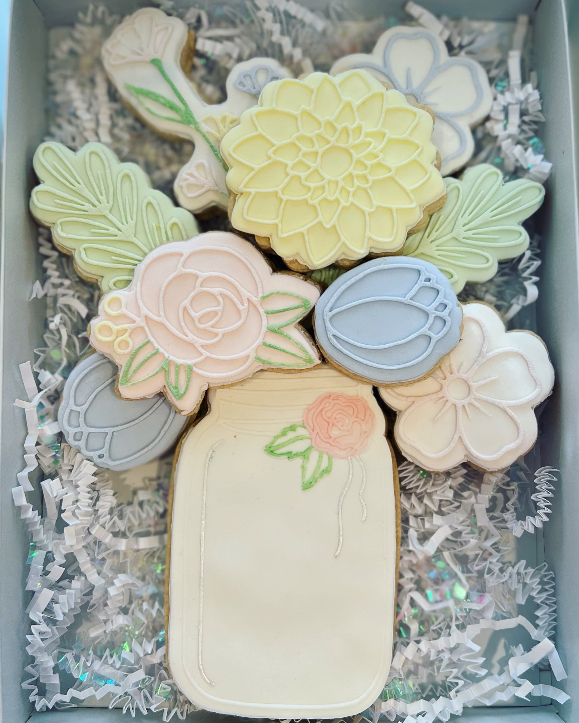 BakesyKit Flowers Cookie Bouquet Kit (Baked Cookies) – Flowerbake by Angela